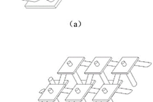 金字塔型复合材料三维点阵夹芯结构的制备方法