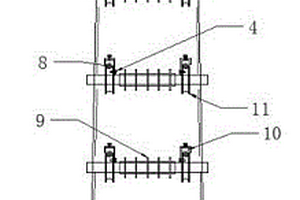 导线内置的大弯矩低挠度的复合材料电杆、组装方法及导线安装方法