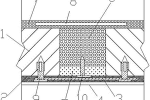 复合材料保温模板热桥柱与自保温外墙交接处构造机构