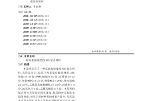 高表面硬度的ABS复合材料