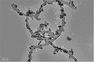 碳纳米管包覆偶联剂的超顺磁性复合材料及制备方法