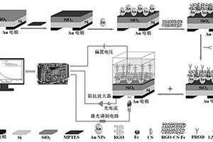 基于复合材料改性LAPS芯片检测1,5-脱水葡萄糖醇的方法