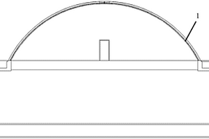 大型污水池的复合材料拱形罩