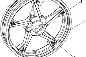 复合材料的新型电动车车轮