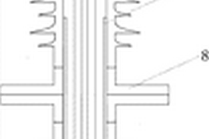 采用非线性电导复合材料均压结构的穿墙套管