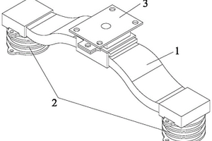 轨道车辆一系悬挂系统用复合材料板弹簧结构