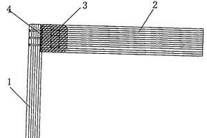 复合材料或复合木材顶层梁柱高强度连接结构
