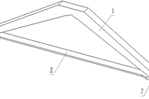 一体成型复合材料三角刚架及其制备方法
