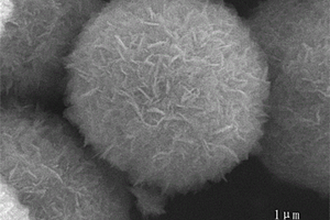 MnFe<Sub>2</Sub>O<Sub>4</Sub>@MoS<Sub>2</Sub>片层球状磁性复合材料及其制备方法