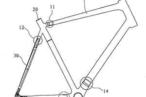 碳纤维复合材料自行车管件结合结构
