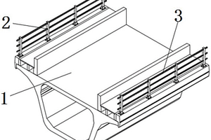 采用复合材料栏杆的箱梁