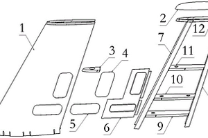 无人机复合材料垂直安定面组合方法