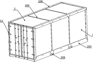 碳纤维泡沫夹层复合材料集装箱