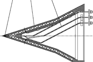 天线罩与引压管路一体化结构