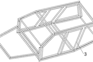 拉链咬合碳纤维缠绕结构件及环接制备的立体框架和应用