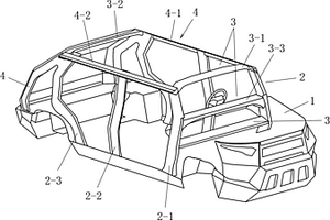 应用复合材料制造的汽车车身主承力结构