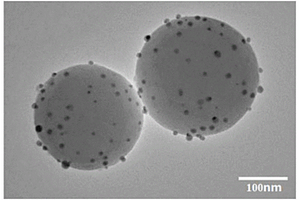 二氧化硅微球表面负载硫化亚铁纳米晶及其制备方法与应用