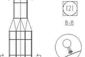 带直排烟囱的复合式脱硫吸收塔塔体