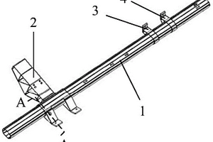 复合材料仪表板横梁支架连接结构