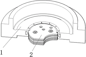汽车空调涡轮压缩机软磁复合材料平衡配重装置