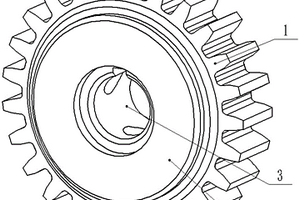 新型复合材料制齿轮结构