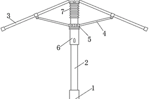 防锈复合材料伞骨架