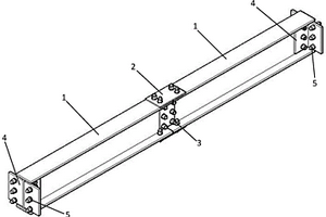 复合材料型材梁接长结构及其连接方法和应用