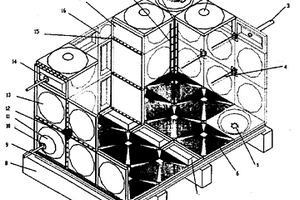 模压成型拼装式复合材料水箱