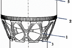 X型复合材料火箭级间段或箱间段连接结构