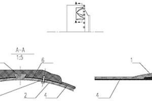 三角曲面型燕尾槽式复合材料舵基板及其安装方法