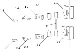 极低模量复合材料高温拉伸试验夹具及其试验方法