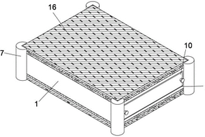 新型床垫专用复合材料包装结构
