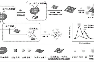 基于二氧化锰纳米片仿酶荧光复合材料的毒死蜱比率荧光法