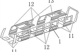 轨道车辆用高阻尼隔声复合材料的车体结构