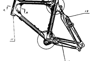 碳纤维复合材料结构的自行车架
