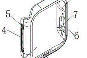 智能手表pc壳+复合材料曲面膜结合防水壳