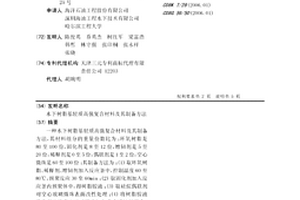 水下树脂基轻质高强复合材料及其制备方法
