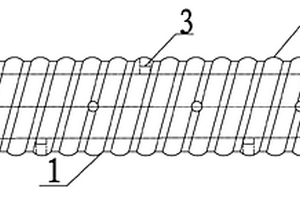 设有壁孔的外螺纹式复合材料中空注浆锚杆