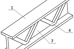 桁架式工字梁结构及用于制备该工字梁结构的模具