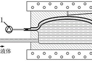 真空辅助纤维增强金属层板柔性介质充液成形方法及装置
