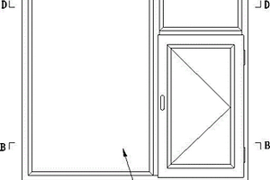 内外隔热中间铝腔内填充隔热材料的复合门窗型材