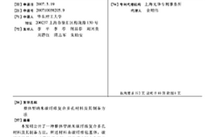 整体型纳米碳纤维复合多孔材料及其制备方法