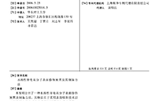 水溶性导电高分子表面修饰炭黑及其制备方法