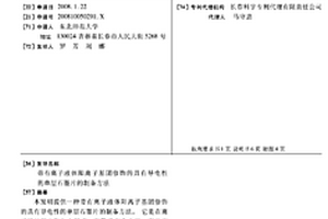 带有离子液体阳离子基团修饰的具有导电性的单层石墨片的制备方法