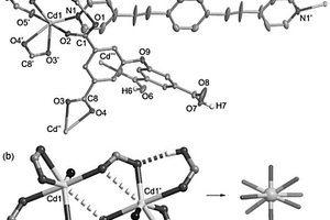 绿色荧光镉-有机配位聚合物及其制法与应用