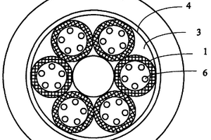 干式非金属铠装多芯集束光缆