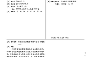 溶胶凝胶法制备碳纳米管复合物的方法