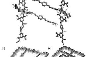 多孔互穿的锌-有机超分子聚合物及其制备方法与应用