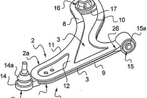 例如用于车轮悬架的连杆臂和用于制造该连杆臂的方法