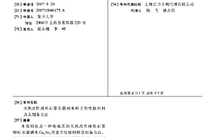 天然改性球形石墨负载纳米粒子的电极材料及其制备方法